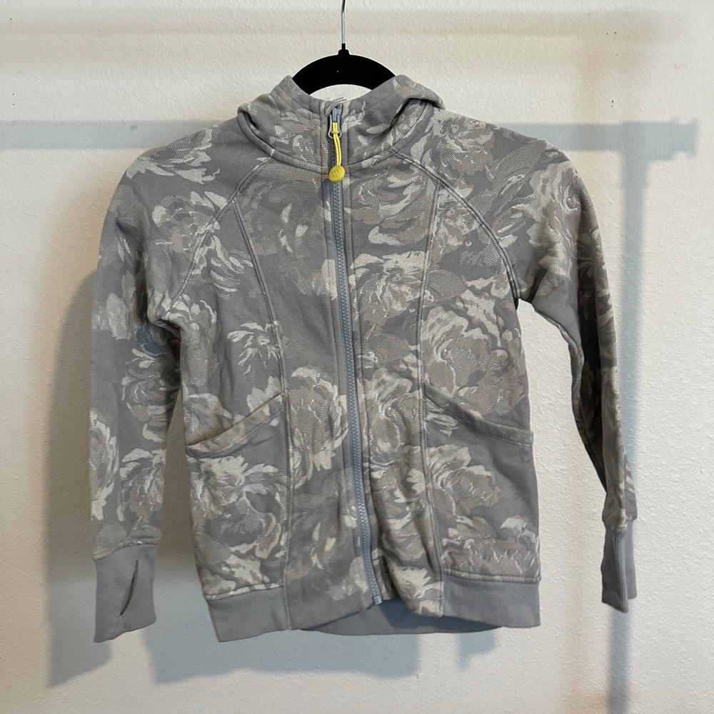 All in Motion Gray and White Athletic Zip-Up Jacket